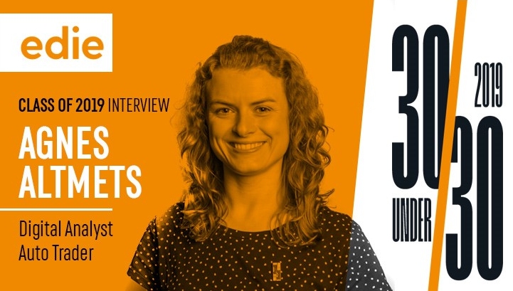 Agnes set up Auto Trader’s first sustainability meeting in October 2017, joining edie's 30 Under 30 list less than two years later